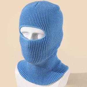 Cagoule unisexe à la mode masque de Ski en tricot personnalisé Sports de plein air chapeau d'hiver chaud avec conception de broderie et confort - Product Image 1