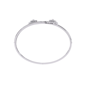 Fabulous 18K <b>Gold</b> Lab Grown Diamond Bracelet & <b>Bangle</b> Luxurious Jewelry - Product Image 5