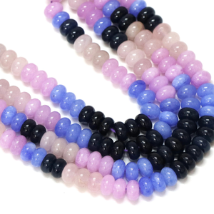 Cuentas Redondas de Ópalo Rosa: Hilo de 16 Pulgadas, Cuentas de Piedras Preciosas Lisas - Product Image 3