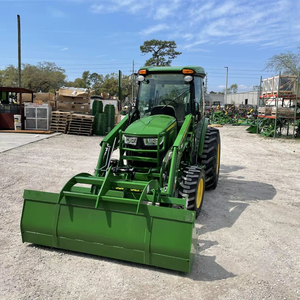 รถแทรกเตอร์ล้อยางรุ่นใหม่ 4066R ของ John Deere กำลัง 66 แรงม้า พร้อมหัวขุดตักดินสำหรับงานก่อสร้าง ระบบขับเคลื่อน 4 ล้อ ปั๊มส่วนประกอบหลัก - Product Image 3