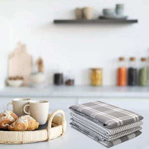 Toalla de cocina de algodón 100%, toalla de lavado de platos bordada personalizada de secado rápido, uso doméstico, proveedor al por mayor, bordado personalizado - Product Image 3