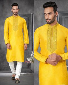 ผู้ชาย Tarkashi Kurta ออกแบบสําหรับ EiD งานแต่งงาน Salwar kameez สุภาพบุรุษคอลเลกชันในอินเดียและปากีสถานเสื้อผ้าอิสลามชุดมุสลิม - Product Image 3
