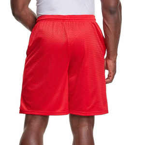 Pantalones cortos de malla activa para hombre con logotipo personalizado, pantalones cortos deportivos de secado rápido de poliéster, ideales para correr, gimnasio y actividades de fitness - Product Image 6
