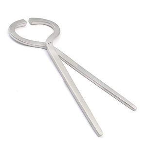 Probador de pezuñas de acero inoxidable hecho a medida, instrumento veterinario, herramientas de herrador, Salud de caballo ajustable duradera - Product Image 3