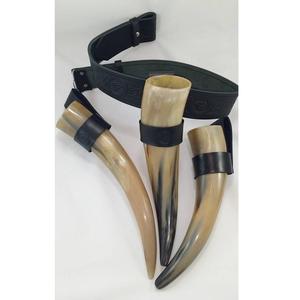 Cuerno para beber vikingo ecológico de gran tamaño con soporte estilo religioso y Animal hecho a mano para festivales medievales y Cosplay - Product Image 4