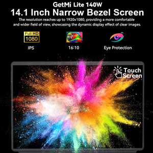 Getmi Lite 140W พื้นผิว14นิ้ว Intel N100 Windows แท็บเล็ต2 in 1พร้อมคีย์บอร์ดแล็ปท็อปธุรกิจ - Product Image 3