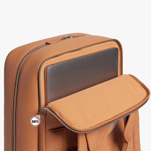 Nueva mochila para ordenador portátil personalizada Unisex de alta calidad de gran espacio de cuero PU de uso diario mochilas de moda de viaje impermeables a la moda - Product Image 3