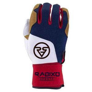 Guantes de béisbol de piel auténtica con diseño de logotipo personalizado para hombre, guantes de piel pura de alta calidad, guantes de buena calidad - Product Image 1