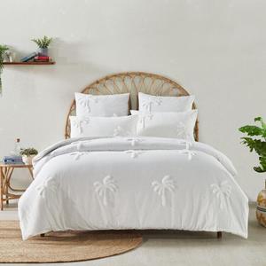 Ensemble de housses de couette tuftées pour lit King Size literie en microfibre ensemble de housse de couette en coton lavé ensemble de literie moelleux King Size - Product Image 2