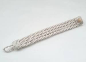 Lazos para Cortinas, Hechos a Mano..Decoración para Cortinas..Cuerda de Algodón Blanca..Accesorios para Ventanas - Product Image 2
