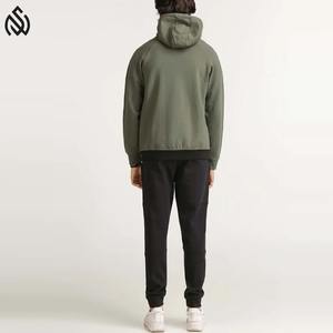 เสื้อมีฮู้ดแบบซิปหนาผ้าฟลีซหนาผ้าฝ้ายน้ำหนักเบามี100% ออกแบบโลโก้ได้ตามต้องการ - Product Image 3