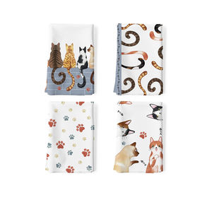 New Design Household Cleaning Cloth Customized Design Pure Cotton Golf <b>Kitchen</b> <b>Towels</b> with Logo - Product Image 3