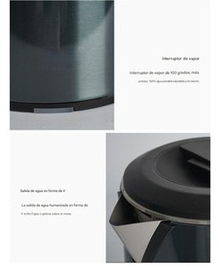 For Electric <b>Kettle</b> Gold Cordless Design Outdoor Use 1500W 2.5L Automatic Shut-off <b>Temperature</b> <b>Control</b> Double Stainless Steel - Product Image 3