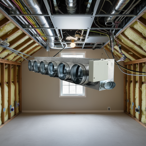 Kit de Plenum Airzone Easyzone de 6 Zonas con Unidad de Control de Compuertas Motorizadas Wi-Fi e Interfaz para Sistemas HVAC Domésticos - Product Image 3