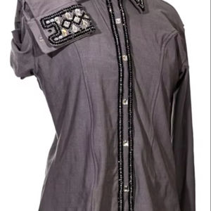 Camisas de Equitación Clásicas Vintage Multifuncionales para Hombre, Logotipo Personalizado, Mezcla de Satén, Poliéster/Spandex, para Exhibición Ecuestre - Product Image 1