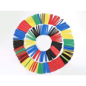 180 pezzi di calore termoretraibile bianco nero e colorato 45mm di lunghezza diametro assortito 2mm 3.5mm 5mm 7mm 8mm 9mm-materiali - Product Image 2