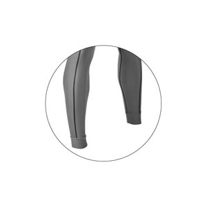 Vêtements de sport sur mesure en gros pour hommes : Leggings respirants à séchage rapide en coton et fibre de bambou, taille élastique, longueur intégrale, personnalisables - Product Image 3