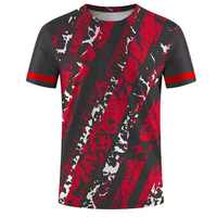 T-shirt pour homme en tricot solide, spandex/polyester, logo personnalisé, haute qualité, col rond, coupe classique, mode estivale, séchage rapide