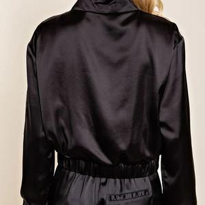 Nouveauté Arrivée Veste en Cuir Femme à la Mode Nouveau Design Veste Bomber en Cuir Casual Femme Chaude d'Hiver avec Fermeture Éclair - Product Image 5