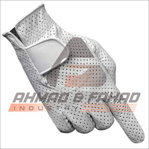 Guantes de golf blancos para exteriores de Material Cabretta de la mejor calidad para adultos Diseño único Fabricación profesional Transpirable - Product Image 6