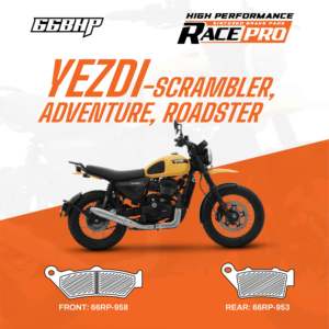 Pastillas de Freno Sinterizadas Yezdi Scrambler Adventure Roadster Race Pro - Alto Rendimiento, Nuevas - Product Image 1