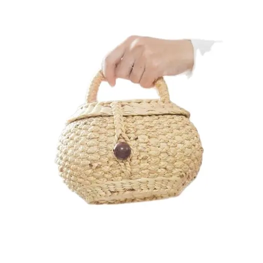 Elegant Style Water Hyacinth Handbag for Women Made from Ecofriendly Material
