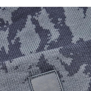 Unisex Jacquard 100% Cotton Beanie <b>Cap</b> <b>Winter</b> Customized Colors & Sizes Digital Printing Wholesale - Product Image 4