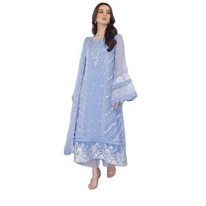Nouvelles arrivées : Robes élégantes pakistanaises et indiennes pour femmes, tenues de fête formelles et décontractées, Salwar Kameez, ensembles Kurti en organza, naturelles - Product Image 1