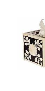 Elegante soporte de tejido de madera con incrustaciones de hueso moderno ecológico hecho a mano para oficina y espacios de vida - Product Image 6