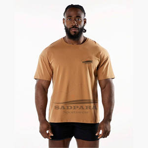 Custom Unisex Cotton <b>White</b> Plain Tee Casual <b>Long</b> Style Oversized Short <b>Sleeves</b> Men's <b>T</b>-<b>shirts</b> With Printed Logo Stock - Product Image 1