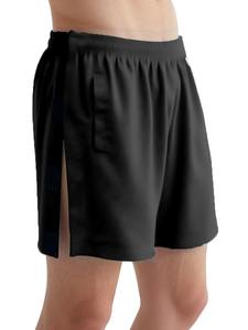 Shorts de récupération post-opératoire unisexe pour la hanche et le genou, hommes et femmes, avec fermeture velcro détachable, adaptable, tricoté, séchage rapide - Product Image 4
