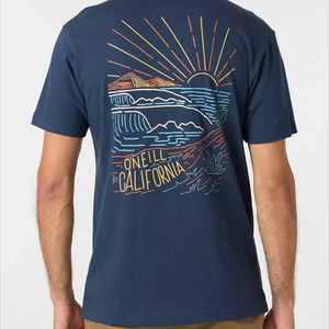 Nouveaux T-shirts de surf décontractés d'extérieur 2025, vêtements périphériques, impression de marque de luxe, coton, T-shirts pour hommes et femmes, manches courtes - Product Image 1