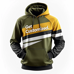 Sudadera Personalizada para Hombre, Estilo Holgado, Ropa Urbana, Duradera, Informal, Sublimada, Mezcla de Poliéster y Algodón Básico - Product Image 5