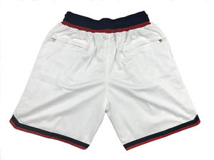 En stock: Pantalones cortos deportivos transpirables para todos los equipos, pantalones cortos de baloncesto cosidos, pantalones cortos de fútbol americano. Envío DDP playa. - Product Image 2