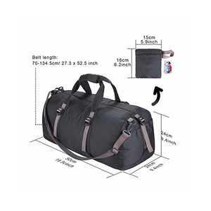 Venta al por mayor de bolsas de gimnasio de primera calidad bolsas de deporte grandes impermeables bolsas de viaje bolsas de lona para la venta de material sólido - Product Image 6
