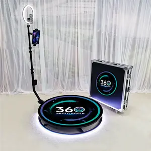 Nuevo 360 °   Cabina de Fotos - Cristal de 40”, Cámara con Giro Automático, Baterías Adicionales, Luces de Fotografía y Control Remoto - Product Image 2