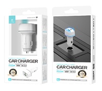 Chargeurs de voiture pour téléphone portable à double port USB Type C haute efficacité Techancy avec haut-parleur intégré, compatibles avec d'autres marques