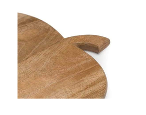 เขียงไม้รูปทรงแอปเปิ้ลทำด้วยมืออุปกรณ์ครัวผักผลไม้พิซซ่าเนื้อชีส - Product Image 2