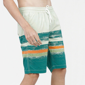 Pantalones cortos deportivos de verano informales del fabricante paquistaní de secado rápido y transpirables de talla grande patrón sólido de moda para hombres - Product Image 4