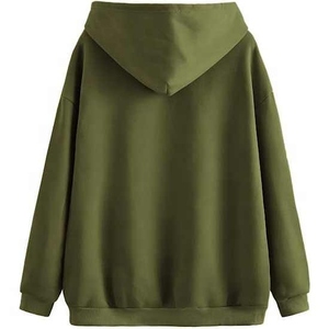 Sweat à capuche zippé pour homme en coton mélangé, basique, sur mesure, en gros, surdimensionné, polaire, vêtements de sport, OEM - Product Image 4