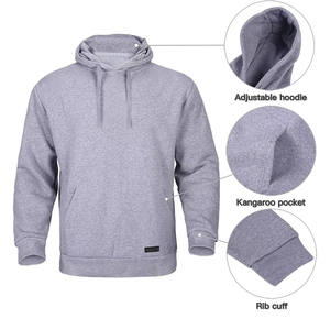 Conjunto Deportivo Ligero de Dos Piezas para Hombre, Informal, para Invierno, 100% Algodón, Chaqueta Cortavientos con Capucha y Pantalones - Product Image 3