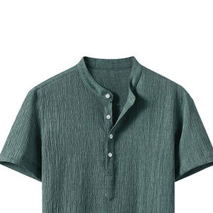 ชุดเสื้อเชิ้ตผู้ชายใส่สบายและระบายอากาศได้ดีชุดเสื้อเชิ้ตผู้ชายมีกระเป๋าปิดแบบหลายกระเป๋าสไตล์ไฮสตรีท - Product Image 6