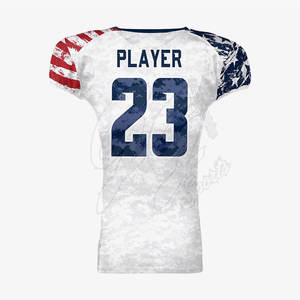 Ropa deportiva de equipo Camiseta de fútbol americano de secado rápido Camiseta de fútbol americano hecha en Pakistán - Product Image 2