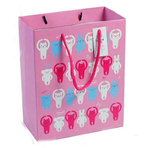 Sac cadeau en papier personnalisé avec poignées sac en papier sacs de remerciement pour Boutique Personalizadas Bolsas De Papel Kraft Al Por Mayor - Product Image 3