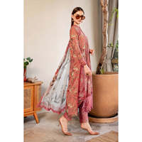 Collection Eid 2025 Maria B : Salwar Kameez en Rayonne, Choli en Georgette, Lehenga Choli, Robe Pakistanaise, Modèle Lehenga Saree
