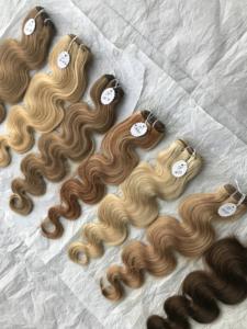 Extensiones de cabello humano Natural Remy, producto sin procesar de alta calidad, con cutícula virgen, precio de fábrica al por mayor - Product Image 6