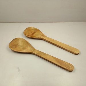 Ensemble de 2 cuillères à salade en bois et résine, fourchette et cuillère de service, cuillères à salade de qualité supérieure - Product Image 4