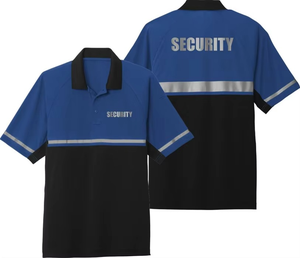 Polo de sécurité en polyester bicolore Chemise de sécurité pour homme - Product Image 4