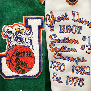 Logotipo personalizado béisbol Letterman Varsity Chaquetas Chaqueta de béisbol personalizada Letterman chaqueta personalizada - Product Image 4