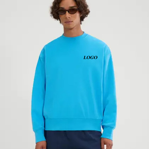 Sudadera de Diseño de Color Sólido para Hombre, Precio Económico, Ropa Casual, Corte Holgado, para Compradores al por Mayor, con Logotipo Personalizado y Mangas Completas - Product Image 1